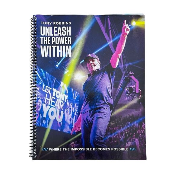 Tony Robbin’s Unleash The Power Within Workshop Manuel Workbook - Picture 1 of 4